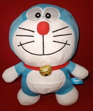 PELUCHE ORIGINALE DORAEMON SORRISO PUPAZZO MORBIDO VELLUTO ALTO CM 25
