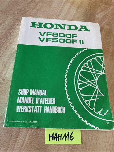 Honda vf500f vf500fii 1984 - vf500f, e