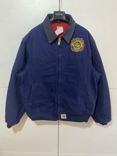 Giacca   Santafe’ Jacket Carhartt USA size L blu con patch fronte retro usato