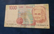 Italy 1000 Lire 1990 Banknotes