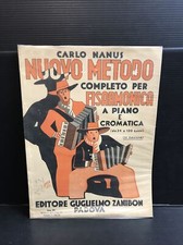 Spartiti Musicali Nuovo Metodo Completo Per Fisarmonica A Piano E Cromatica
