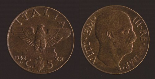 Centesimi 1942 impero - centesimi,