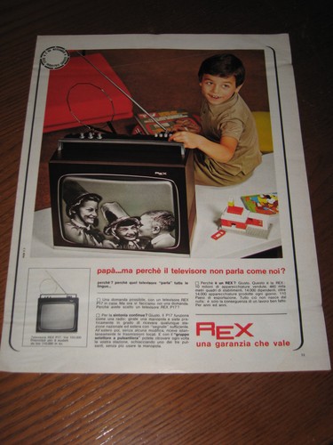 Ac1 1968 rex televisore - tv,