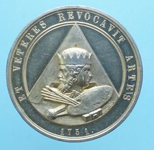 GENOVA MEDAGLIA PREMIO 1862 ACCADEMIA LIGURE BELLE ARTI COLLEZIONE NUMISMATICA