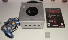Gamecube Ed. Resident Evil 4 Argento Con Gioco + Memory Card No Cavo Audio/Video