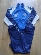 Tuta Nazionale Italia 90 Diadora Vintage Taglia M Tracksuit Original