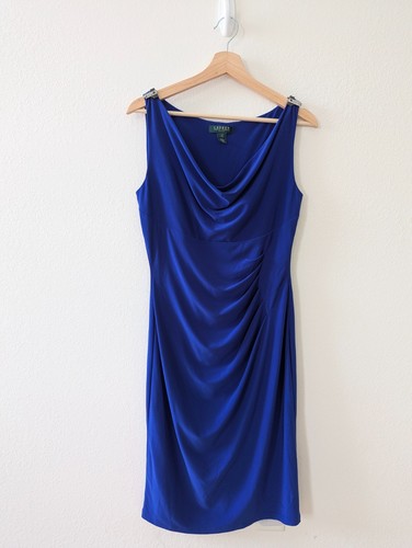 Abito tubino blu lauren ralph - tubino,