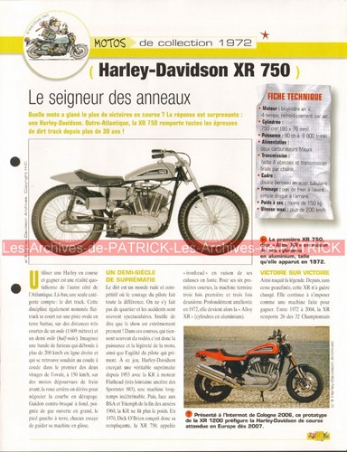Harley davidson 750 1972 - harley,