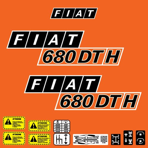 Fiat 680 adesivi - 680,