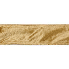 Nastro 4,5mtx6,4cm Velluto Oro