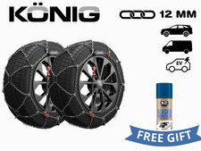 CATENE DA NEVE KONIG SUV FURGONI X12PRO 12MM GR 230 225/55 R17 MONTAGGIO RAPIDO