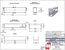 Hammond 1411TU, contenitore in