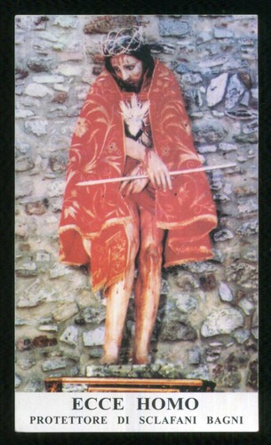 Santino holy card ecce - -,
