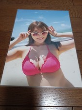 Bikini Yuka Kohinata 6 pagine laminato spesso 150 ritagli A4 taglia 2
