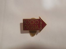 Distintivo auto Mille Miglia 1953 con piede Johnson