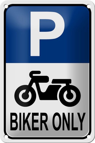 Blechschild parken 12x18 - blechschild, cm