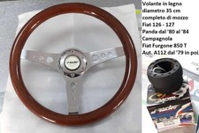 Volante in legno completo