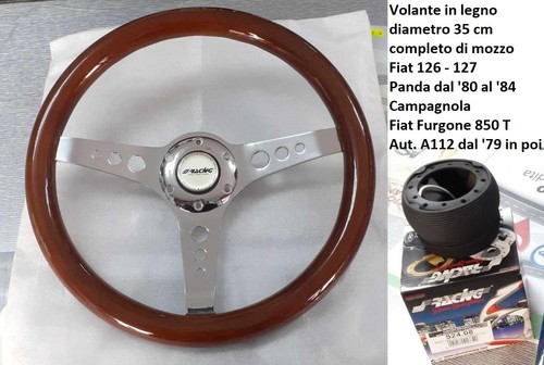 Volante legno completo - legno,