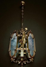 Antico lampadario-lanterna con