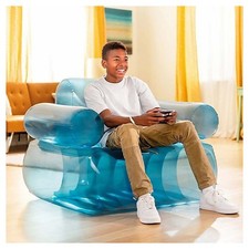 POLTRONA TRASPARENTE BLU