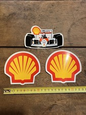 Adesivi vintage Anni 80 sticker SHELL  AYRTON SENNA