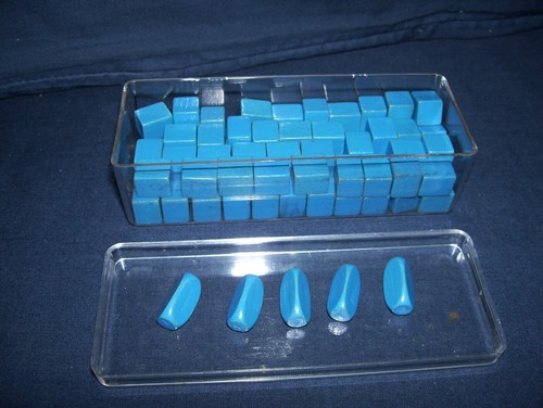 Pezzi esercito legno blu