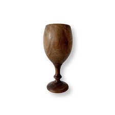 C03 Calice Da Vino In Legno Di Ulivo Artigianale idea regalo  ø 6.5 cm