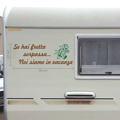 Adesivo camper frase - , viaggi