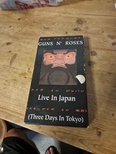 GUNS N' ROSES GUNS N' ROSES LIVE JAPAN 3Days In Tokyo CD with poster