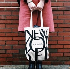 Borsa tote bag in tela The New
