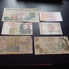 Banconote Ghana Croazia