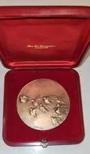 1979 MANZU' medaglia CENTRO DANTESCO RAVENNA " Quali colombe dal disio chiamate"