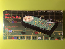 Mini roulette set da gioco vintage anni '80 completo