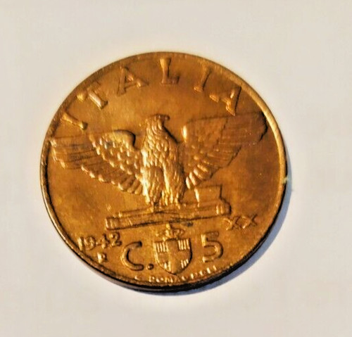Centesimi 1942 italia re - centesimi,