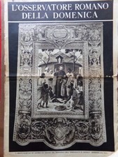 L'Osservatore Romano del 25 Giugno 1939 Beato Giustino Jacobis Muro Lucano Papa