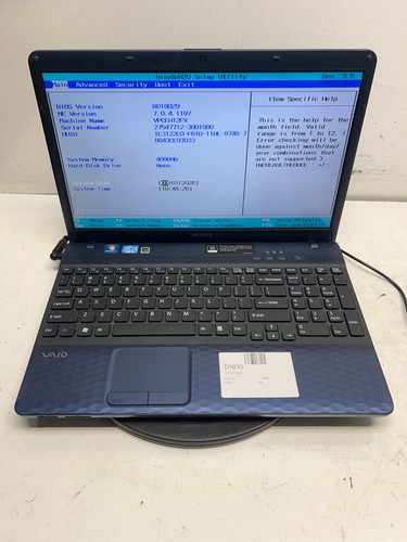 Sony vaio vpceh12fx intel - sony,