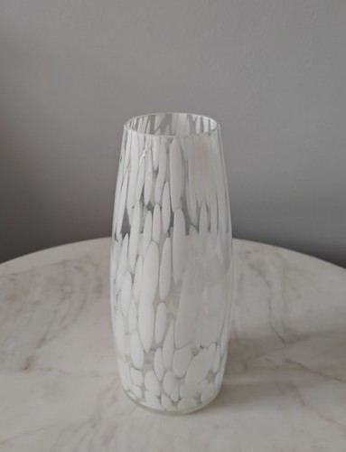 Vaso medio vetro bianco - vaso,