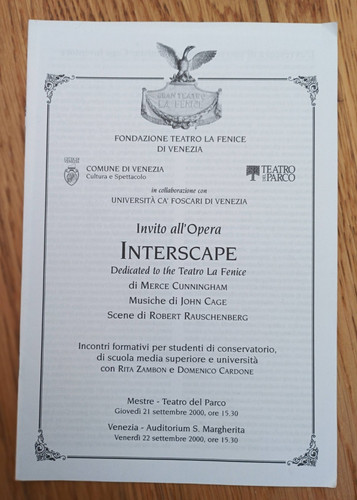 Invito all opera - all'opera:, interscape