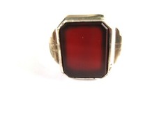 Antico Anello Argento 800 Con