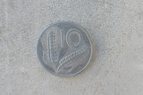 Moneta lire del - 10, della