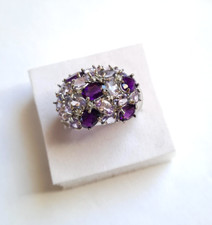 Bague cocktail améthyste