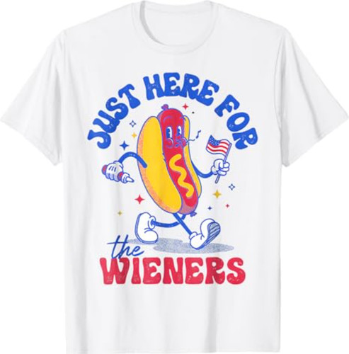 Maglietta hot dog just - hot, i'm