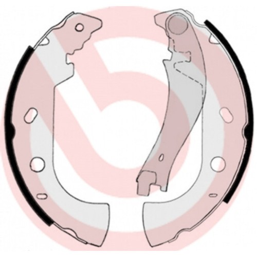 Brembo 514 kit ganasce - s, 23