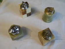 1 a scelta ACCENDINO IN ALABASTRO O SIMILE, VINTAGE, da tavolo - oppure lotto