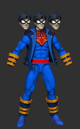 Modellino spiderboy amalgam - modellino, dc
