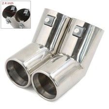 Terminale ovale 60 mm curvo