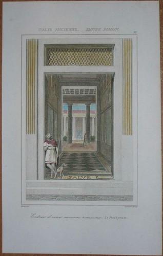 1851 print entrance roman - 1851,