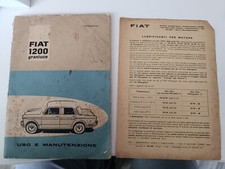 Libretto uso e manutenzione