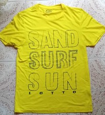 T-shirt uomo LOTTO giallo fluo 
