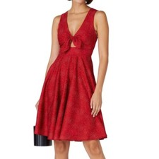 Abito rosso a pois Hutch Reese